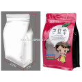 2015 laminated flat bottom ziplock bag zipper bag stand up pouch